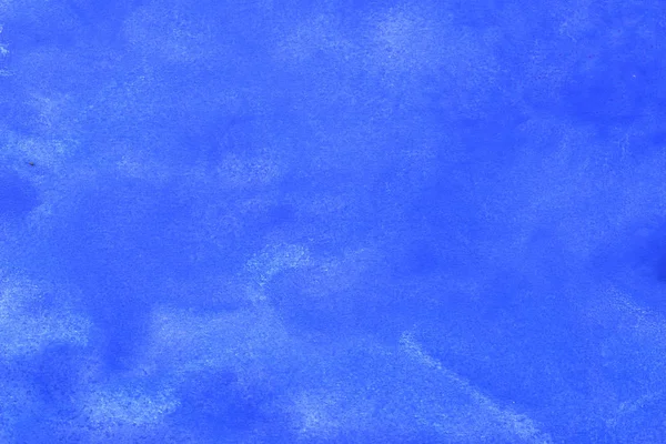 Soyut Boyası Beyaz Kağıt Arkaplan Üzerine Mavi Suluboya Sıçrama Yaratıcı — Stok fotoğraf
