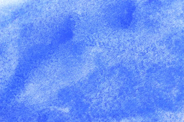 Abstrato Pintado Mão Respingo Aquarela Azul Fundo Papel Branco Modelos — Fotografia de Stock