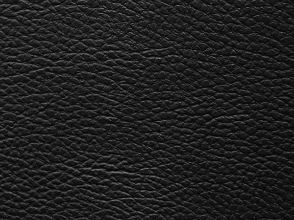 Černá kůže textura luxusní plocha klasické pozadí — Stock fotografie