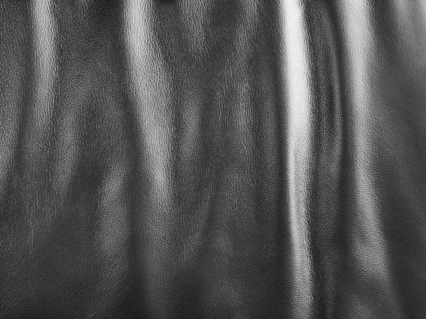 ブラック レザー テクスチャ プレミアム ラグジュアリー サーフェス クラシック 背景 — ストック写真