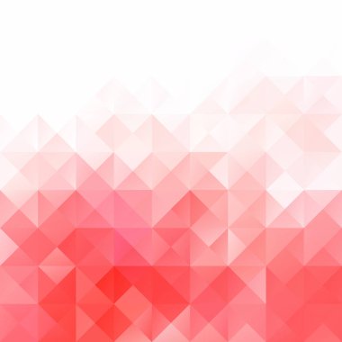 Kırmızı kılavuz Mozaik arka plan, yaratıcı tasarım şablonları