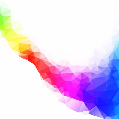 Renkli poligonal mozaik arka plan yaratıcı tasarım şablonları