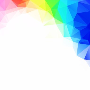 Renkli poligonal mozaik arka plan yaratıcı tasarım şablonları