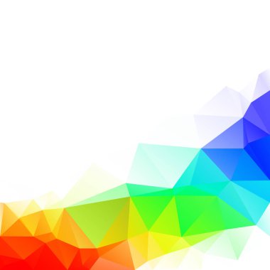 Renkli poligonal mozaik arka plan yaratıcı tasarım şablonları