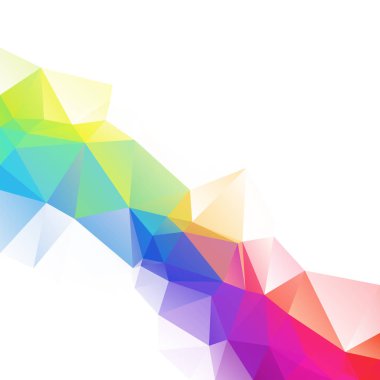 Renkli poligonal mozaik arka plan yaratıcı tasarım şablonları