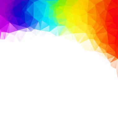 Renkli poligonal mozaik arka plan yaratıcı tasarım şablonları