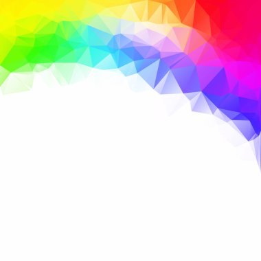 Renkli poligonal mozaik arka plan yaratıcı tasarım şablonları