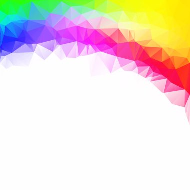 Renkli poligonal mozaik arka plan yaratıcı tasarım şablonları