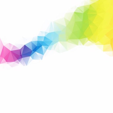 Renkli poligonal mozaik arka plan yaratıcı tasarım şablonları