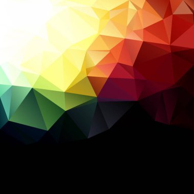 Renkli poligonal mozaik arka plan yaratıcı tasarım şablonları