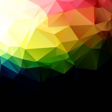 Renkli poligonal mozaik arka plan yaratıcı tasarım şablonları