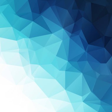 mavi çokgen mozaik arkaplan, yaratıcı tasarım şablonları