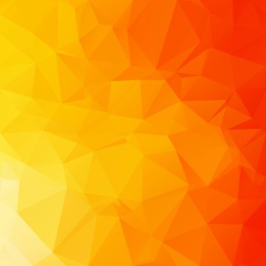 Turuncu poligonal mozaik arka plan yaratıcı tasarım şablonları