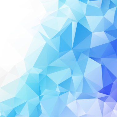 mavi çokgen mozaik arkaplan, yaratıcı tasarım şablonları