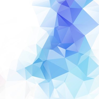 mavi çokgen mozaik arkaplan, yaratıcı tasarım şablonları