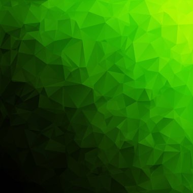 Yeşil Çokgen Mozaik Arkaplan, Yaratıcı Tasarım Şablonları