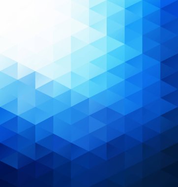 Mavi Izgara Mozaik Arkaplan, Yaratıcı Tasarım Şablonları