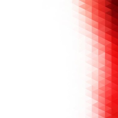 Kırmızı kılavuz Mozaik arka plan, yaratıcı tasarım şablonları