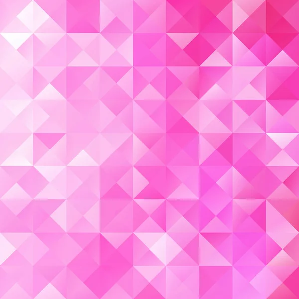 Pink Grid Mosaic Hintergrund, kreative Design-Vorlagen — Stockvektor