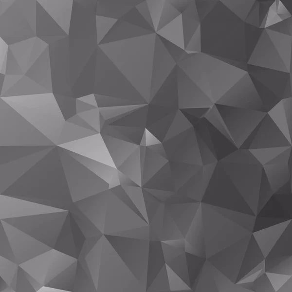 Zwarte veelhoekige mozaïek achtergrond, creatief ontwerpsjablonen — Stockvector
