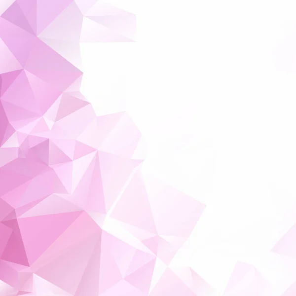 Ροζ πολυγωνικό ψηφιδωτό φόντο, μοντέλα δημιουργικού σχεδιασμού — Διανυσματικό Αρχείο