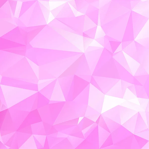 Fondo de mosaico poligonal rosa, plantillas de diseño creativo — Archivo Imágenes Vectoriales