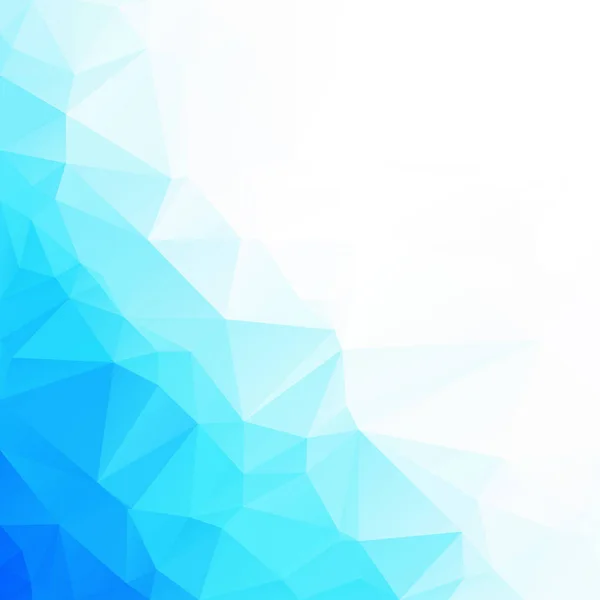 Fond de mosaïque polygonale bleue, modèles de conception créative — Image vectorielle
