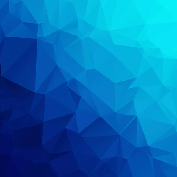 Fondo de mosaico poligonal azul, plantillas de diseño creativo — Vector de stock