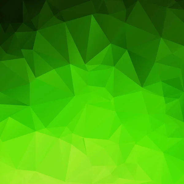 Grön Polygonal bakgrund, kreativa designmallar — Stock vektor