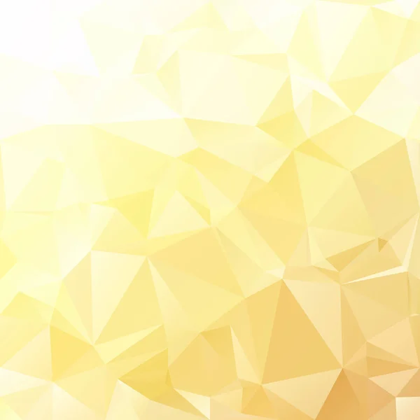 Fondo de mosaico poligonal amarillo, plantillas de diseño creativo — Vector de stock