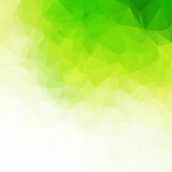 Verde sfondo mosaico poligonale, Modelli di design creativo — Vettoriale Stock