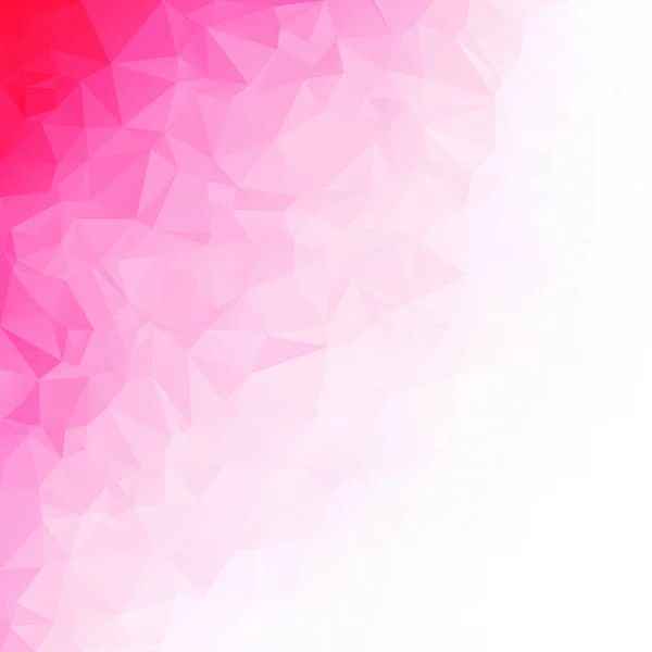 Rosa polygonal mosaik bakgrund, Creative Design mallar — Stock vektor