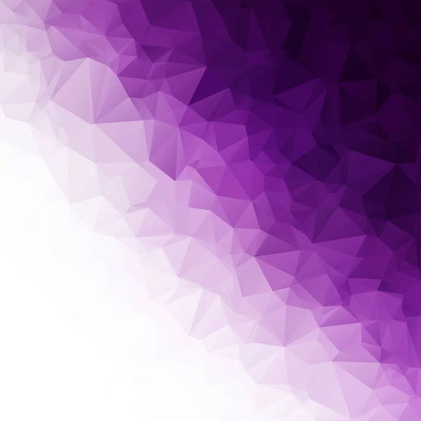 Fundo do mosaico poligonal roxo, modelos de design criativo — Vetor de Stock