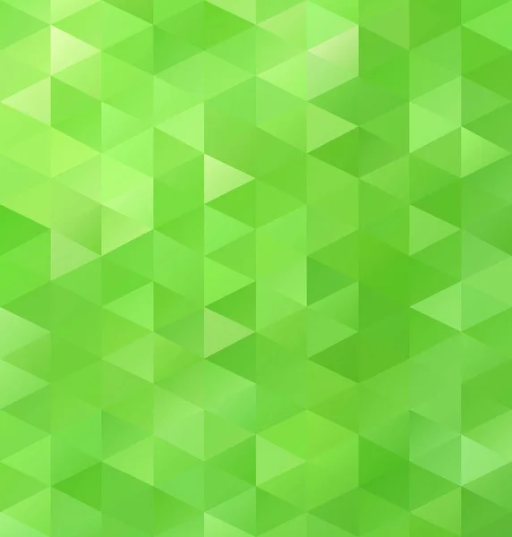 Yeşil Izgara Mozaik Arkaplan, Yaratıcı Tasarım Şablonları — Stok Vektör