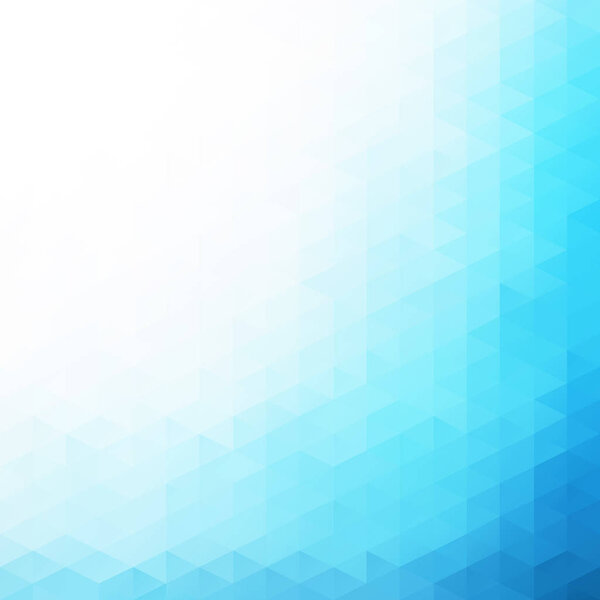 Blue Grid Mosaic Background, Creative Design Templates