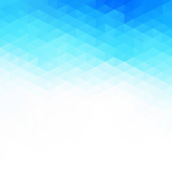 Blue Grid Mosaic Background, Creative Design Templates