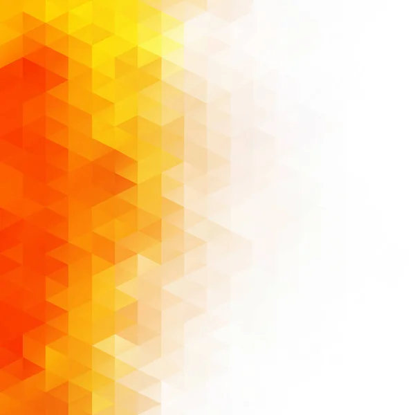 Sfondo mosaico griglia arancione, Modelli di design creativo — Vettoriale Stock