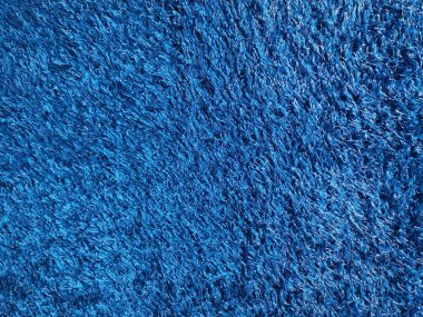 Mavi yumuşak pamuk koyun yünü kabarık kürk halı doku arka plan