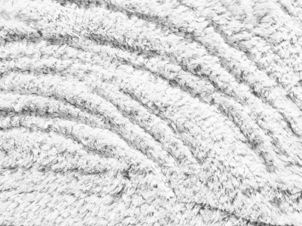 Fehér puha pamut juh gyapjú bolyhos szőrme szőnyeg textúra backgroun — Stock Fotó