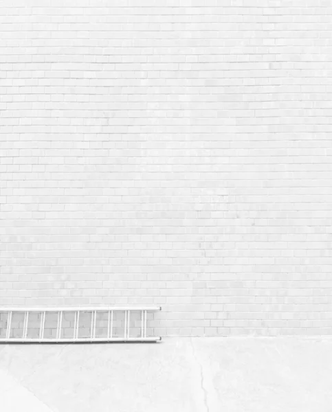 Branco espaço vazio tijolo parede textura fundo para site, mag — Fotografia de Stock