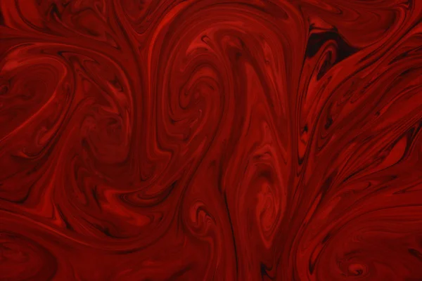 Liquider tourbillon Rouge Couleur Art Modèle abstrait, Design créatif tem — Photo