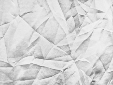 Beyaz tuval kumaş dokusu arkaplanı 