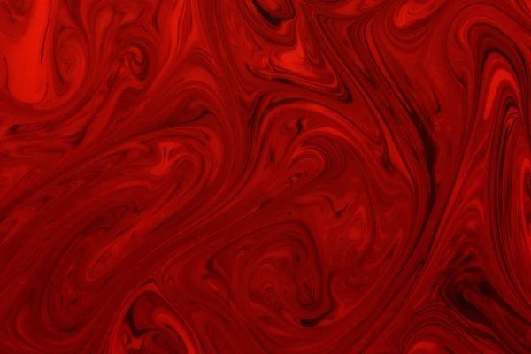 Liquify Swirl Red Color Art Abstract Pattern,Creative design tem — Stock Photo, Image