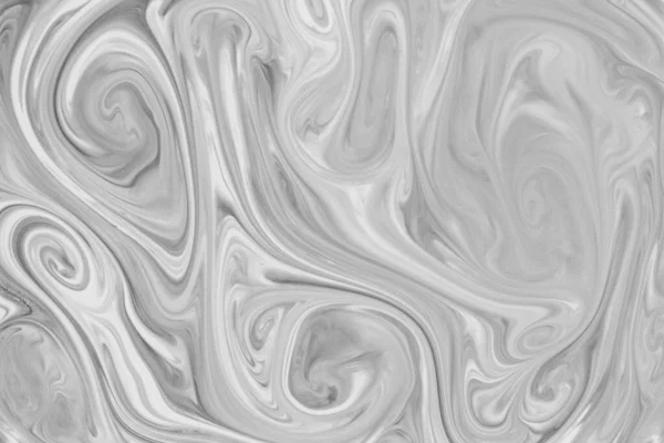 Liquify Swirl Black White Color Art Abstraktes Muster Marmor Wie — Stockfoto