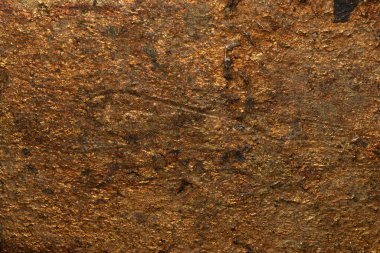 Sahte altın sarısı doku soyut duvar arkaplanı ve gradyan gölgeleri parlak