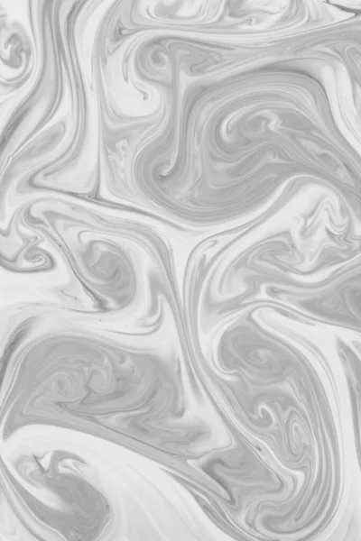 Liquify Swirl Black White Color Art Abstract Pattern Marble Πρότυπα — Φωτογραφία Αρχείου