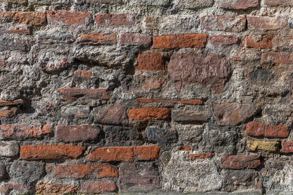 Part Stone Wall Background Texture — Stock Photo, Image