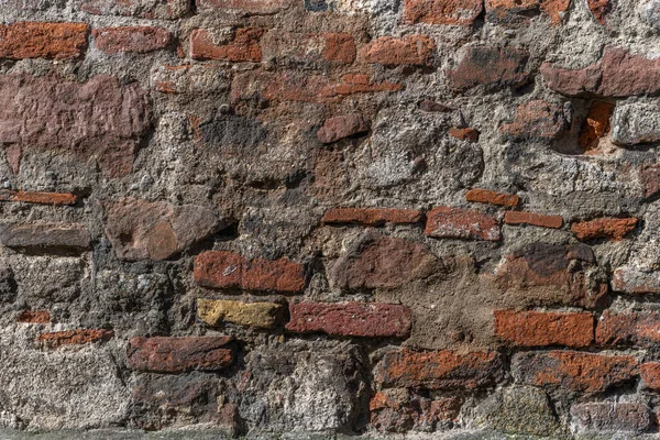 Part Stone Wall Background Texture — Stock Photo, Image