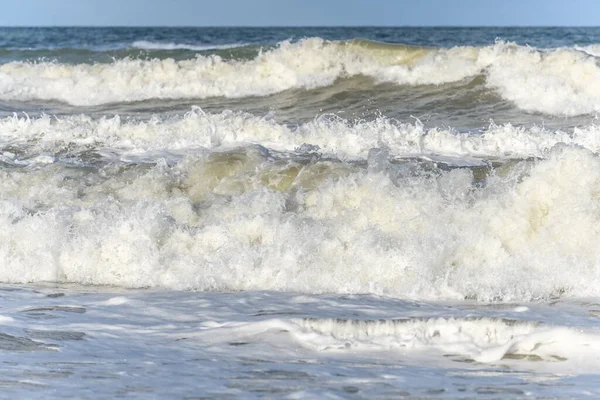 Vague Mer Sur Côte Atlantique France — Photo