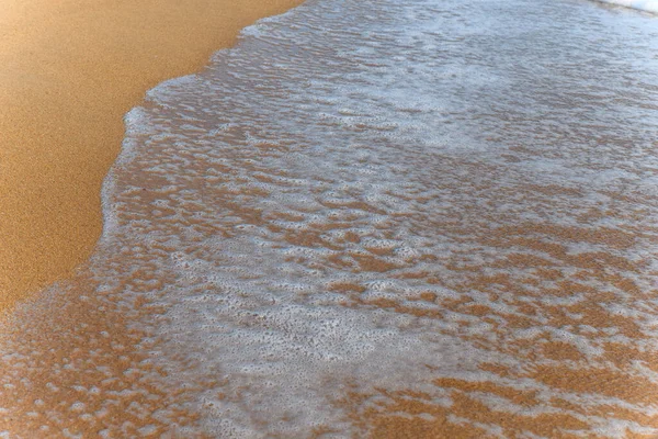 Zeeschuim Het Prachtige Strand Van Atlantische Oceaan Frankrijk — Stockfoto